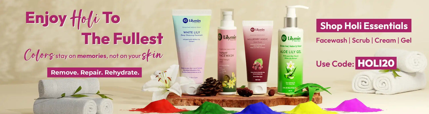 how to remove holi colour from face