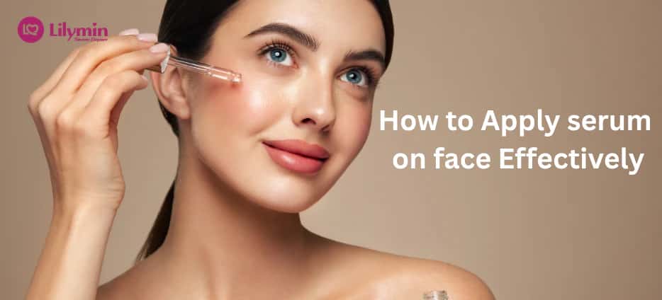 serum on face