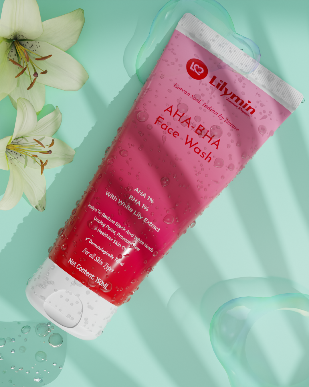 Lilymin 1%AHA 1%BHA Facewash 150ML