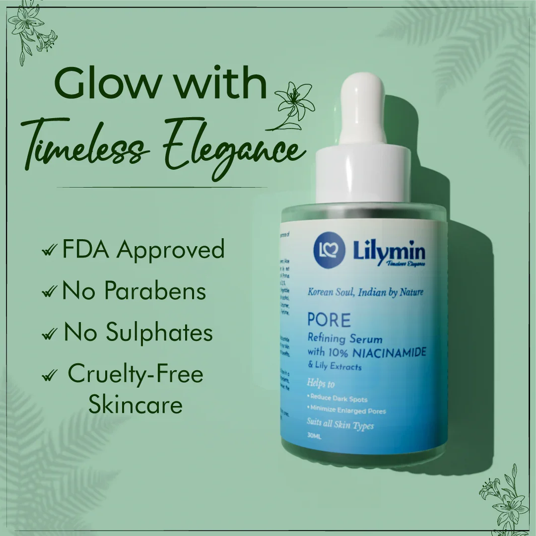 Pore Refining Serum with 10% NIACINAMIDE 30ML - Lilymin