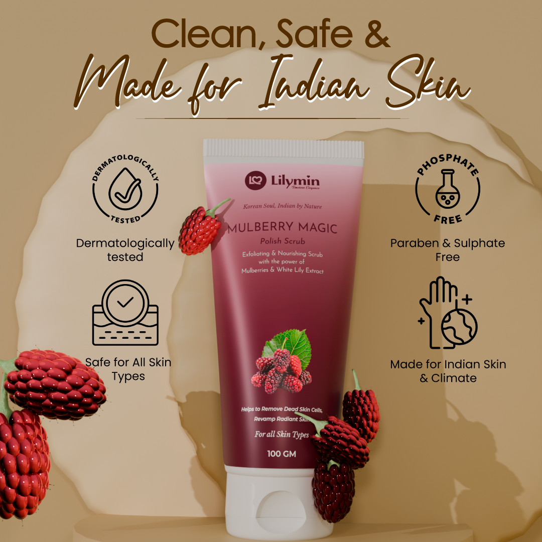 MULBERRY MAGIC Polish Scrub - Lilymin