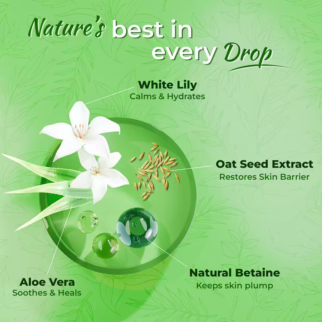 white lily for skin Aloe Lily Gel for Skin Hydration & Glow, 200 ml