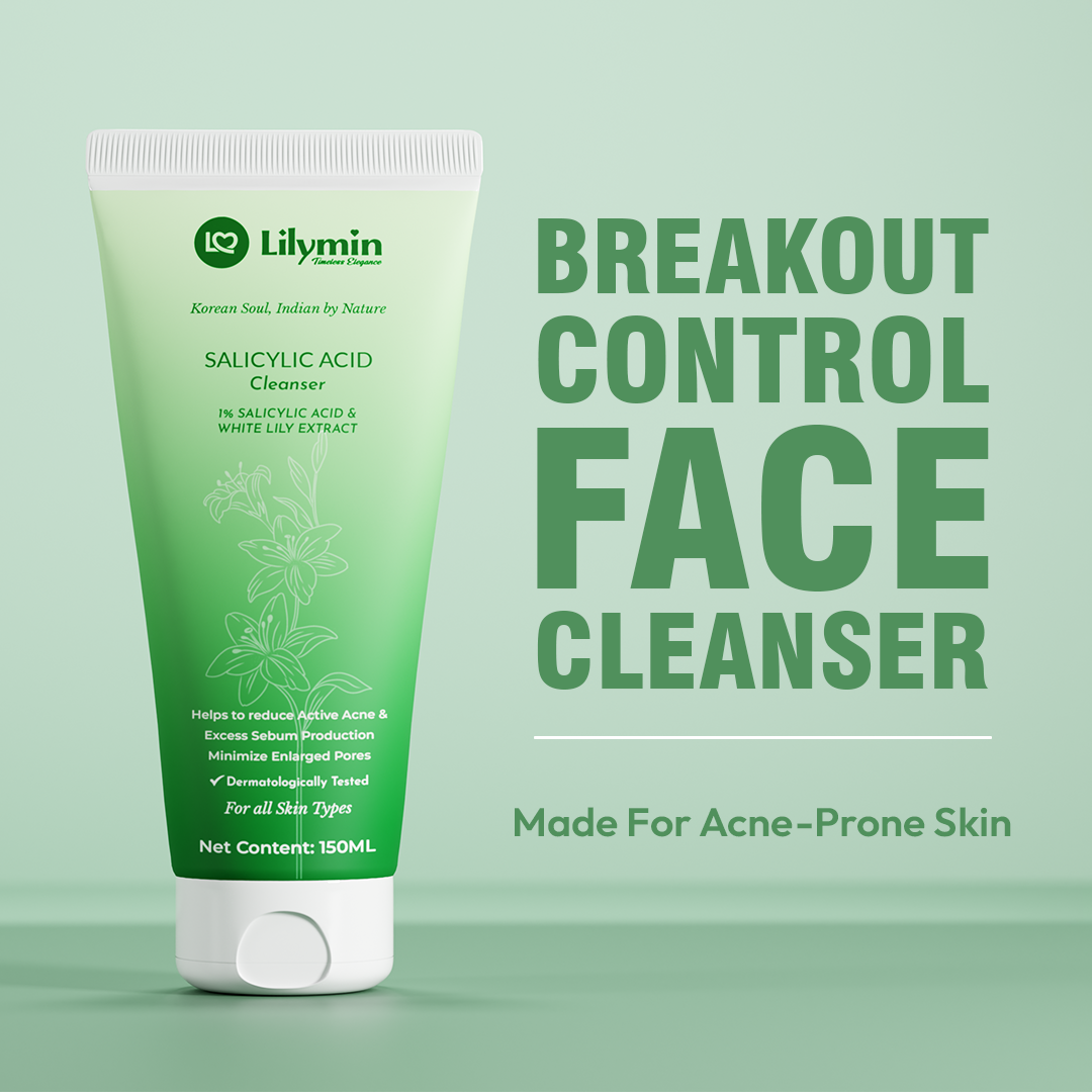 1% Salicylic Acid Acne Facewash for Clear Skin