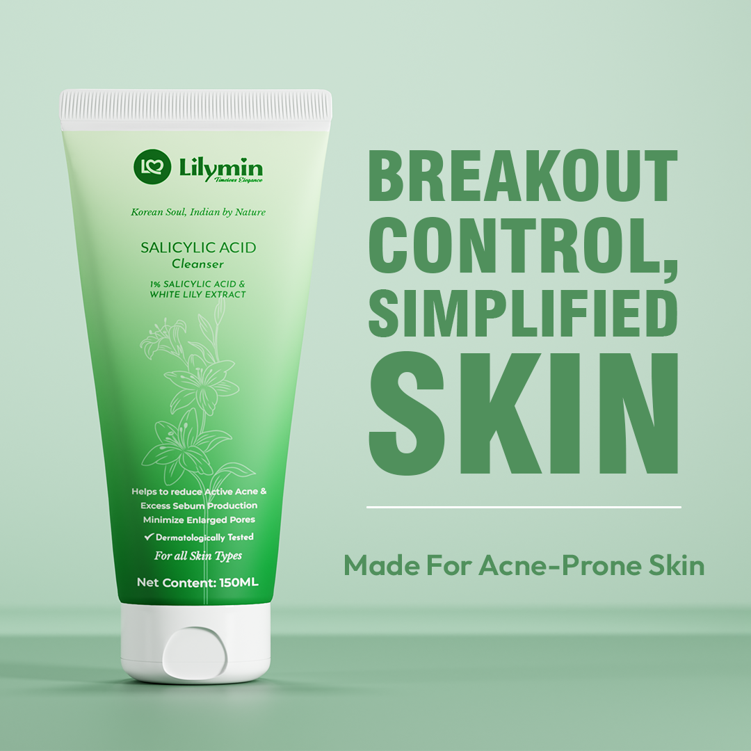 1% Salicylic Acid Acne Facewash for Clear Skin