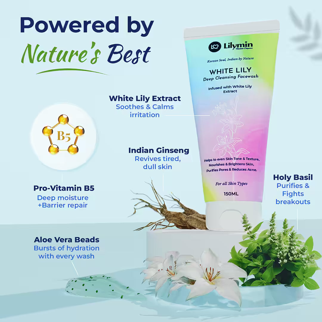 white lily for skin White Lily Deep Cleansing Facewash 150ml