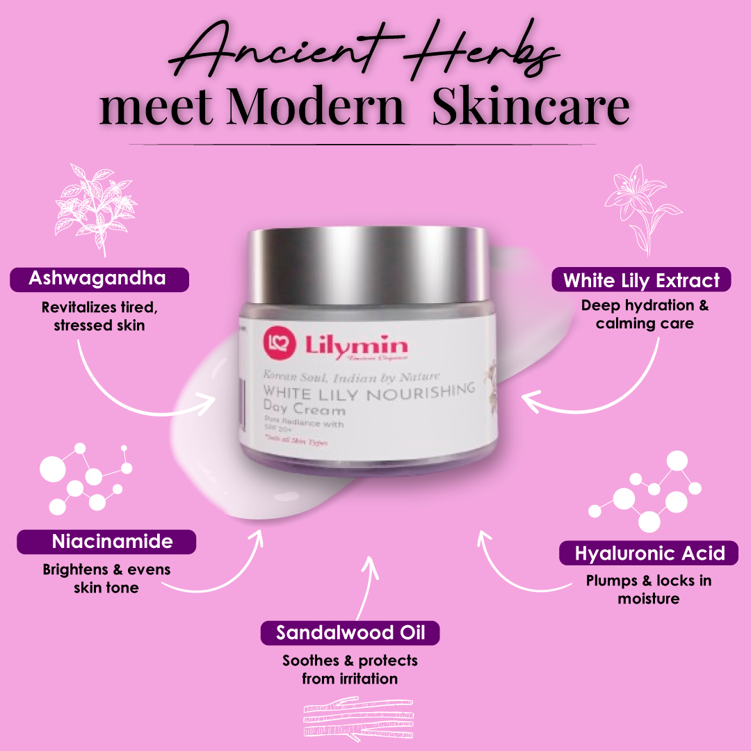 White lily NOURISHING Day cream 50GM - Lilymin