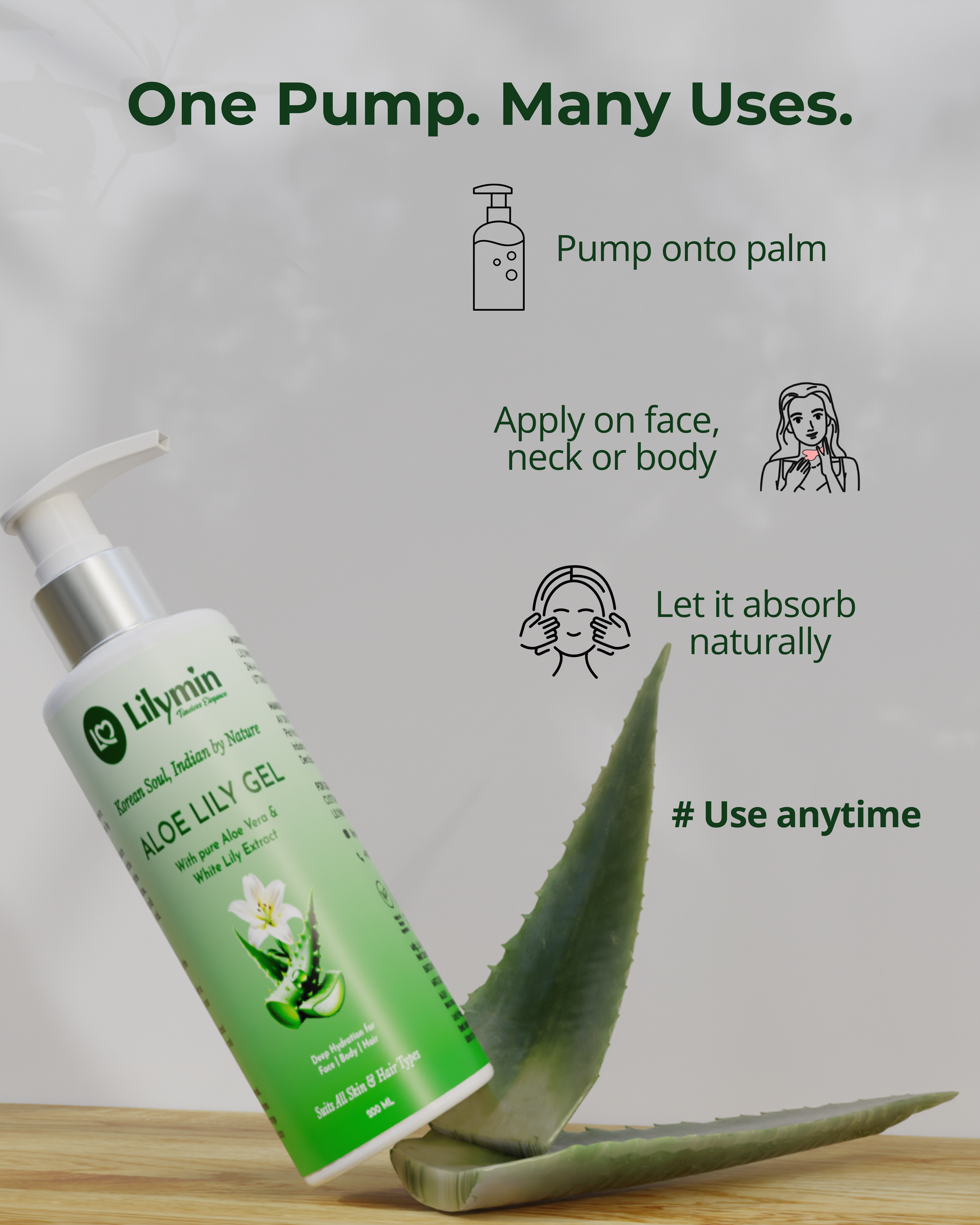 Lilymin Aloe Lily Gel 200ML