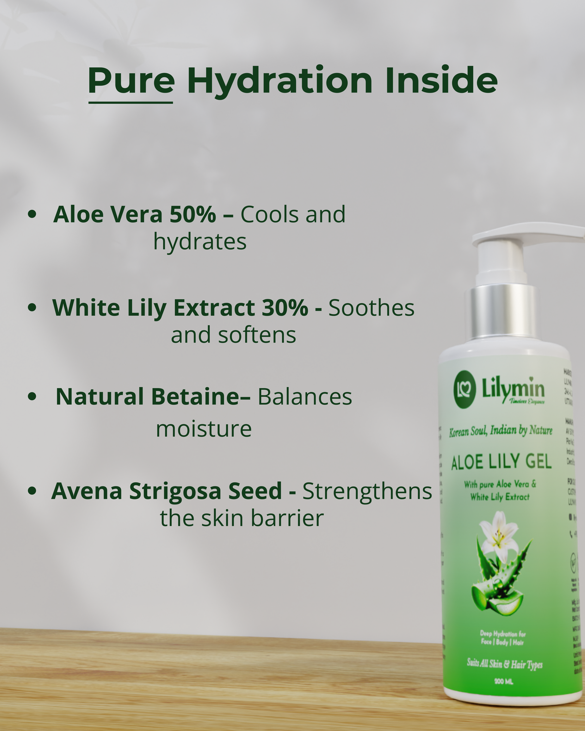 Lilymin Aloe Lily Gel 200ML