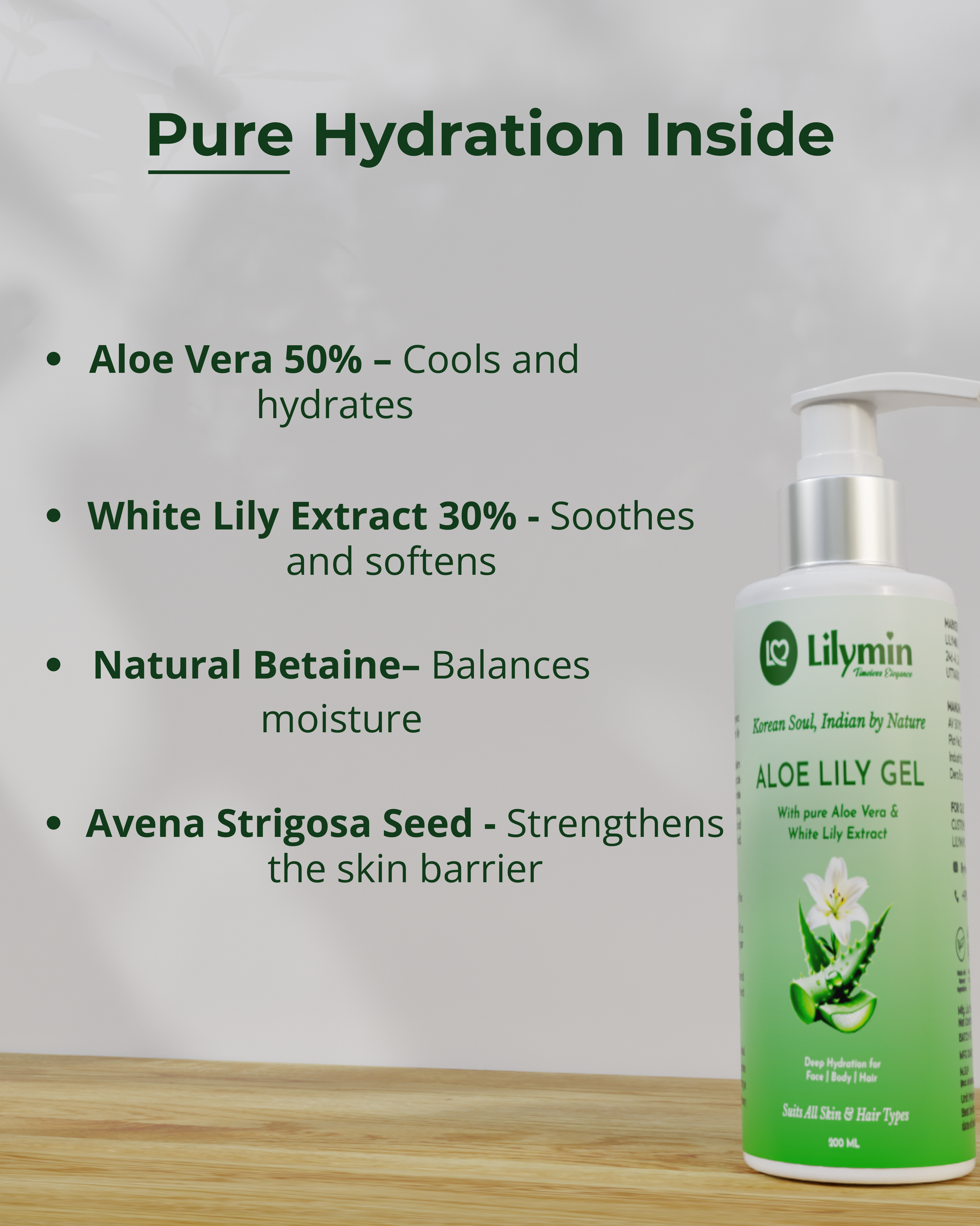 Lilymin Aloe Lily Gel 200ML