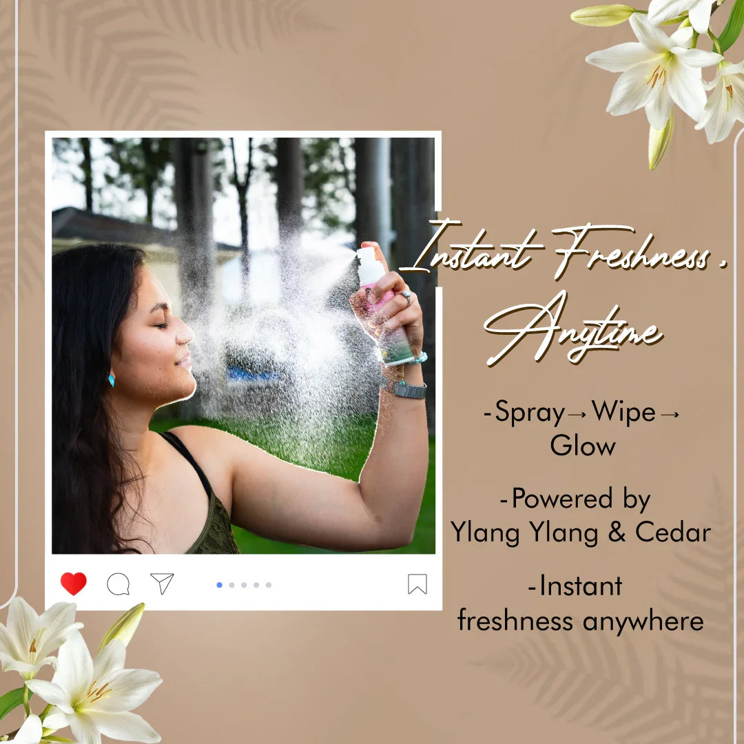 Instant Facewash with Ylang Ylang & Cedar 100ML - Lilymin