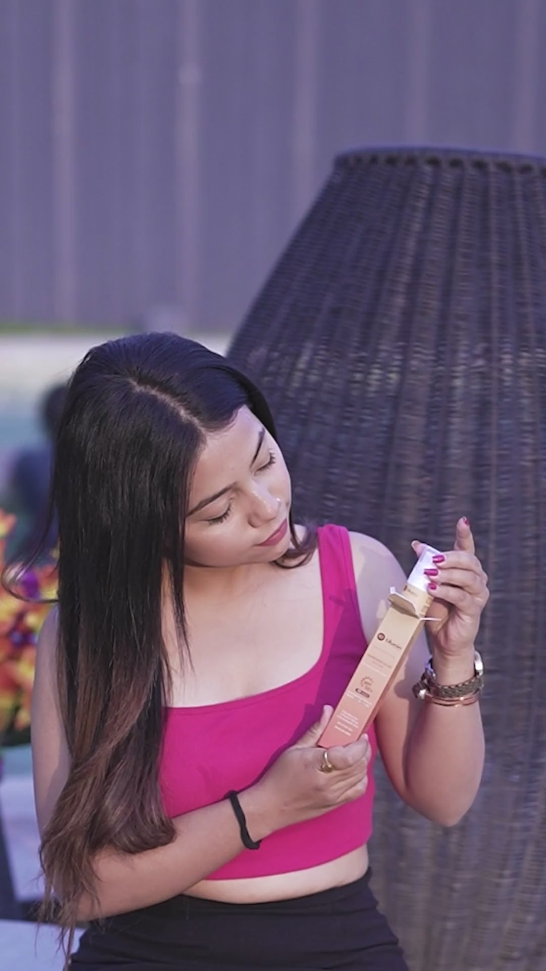 Load video: SPF 50 Sunscreen for Face with Grapeseed, White Lily &amp; Aloe 50ML