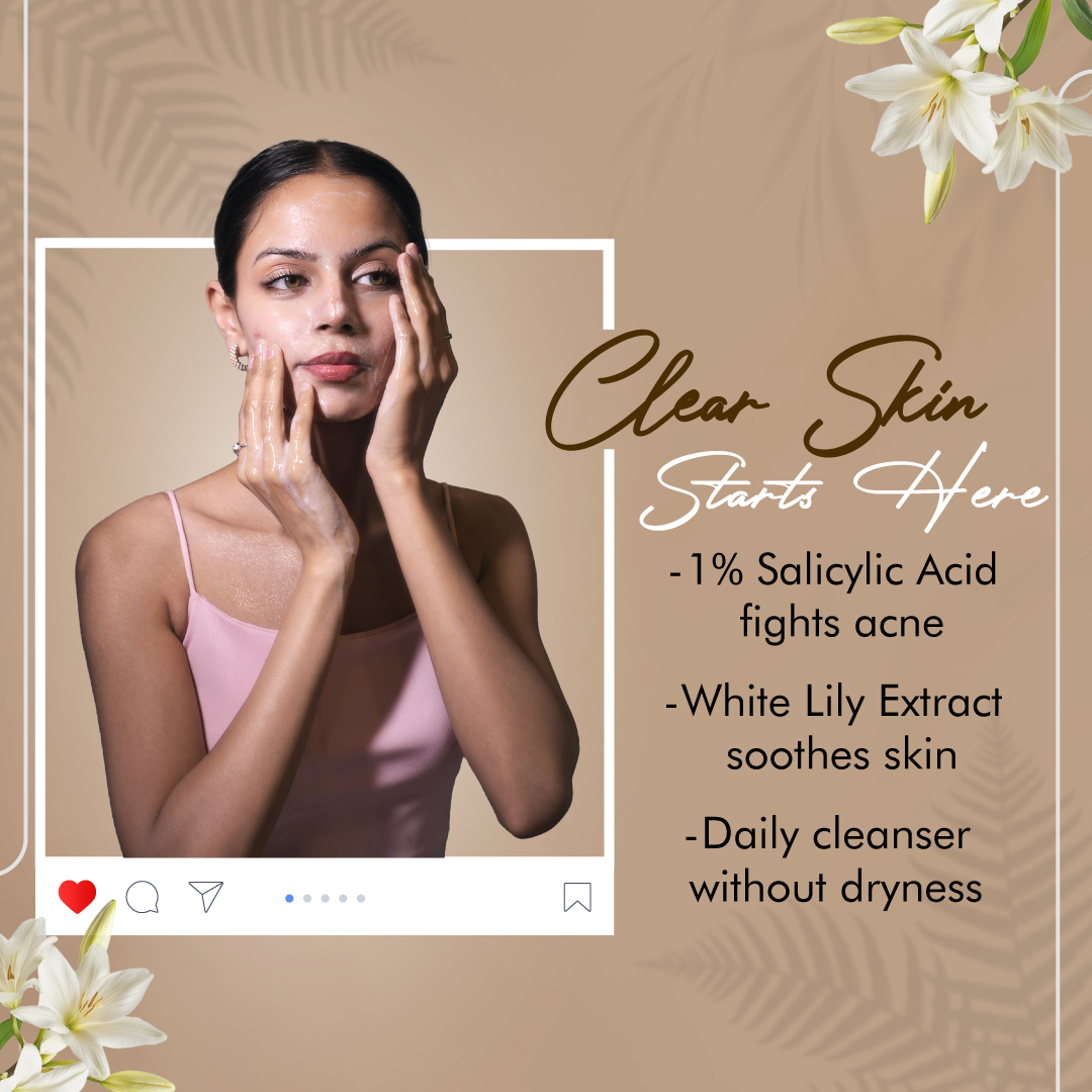 Lilymin 1% SALICYLIC ACID Cleanser 150ML
