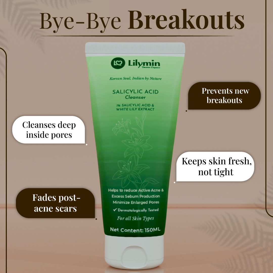 Lilymin 1% SALICYLIC ACID Cleanser 150ML - Lilymin