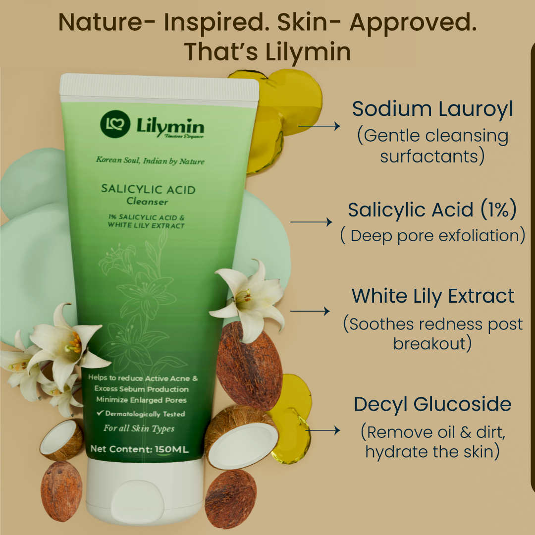Lilymin 1% SALICYLIC ACID Cleanser 150ML - Lilymin