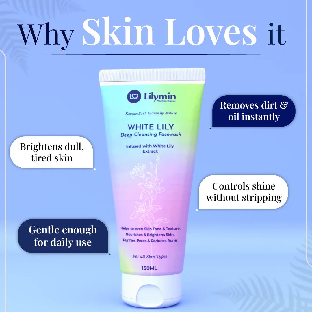 White Lily Deep Cleansing facewash 150ML - Lilymin